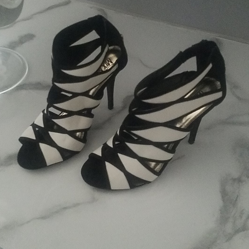 Black and White Heels